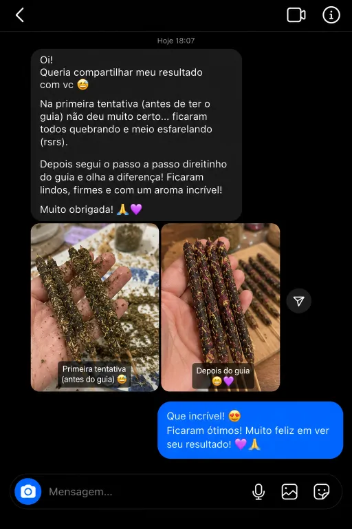 Depoimento de aluno