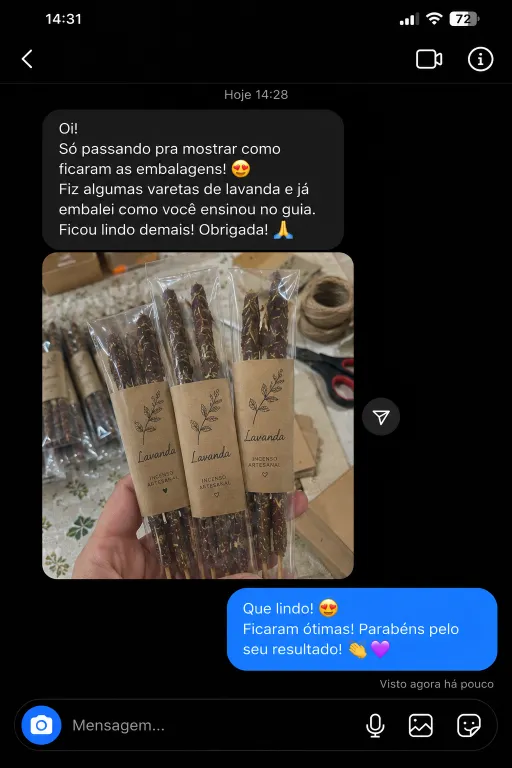 Depoimento de aluno