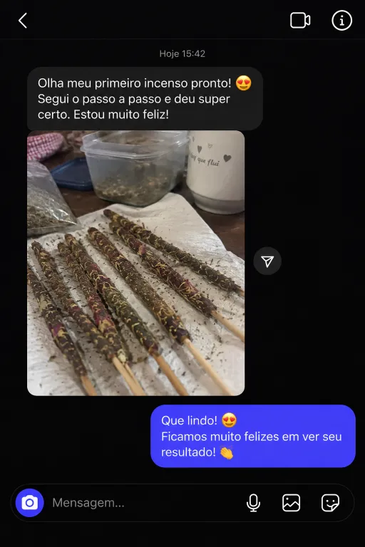 Depoimento de aluno